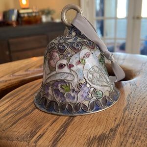 Beautiful  Dove Bell Christmas Ornament